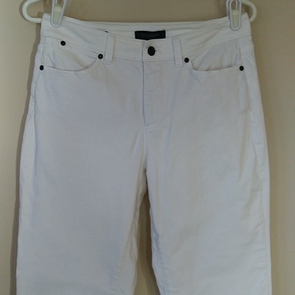 Talbots Curvy Slenderizing Jeans 6 White - Picture 5 of 16